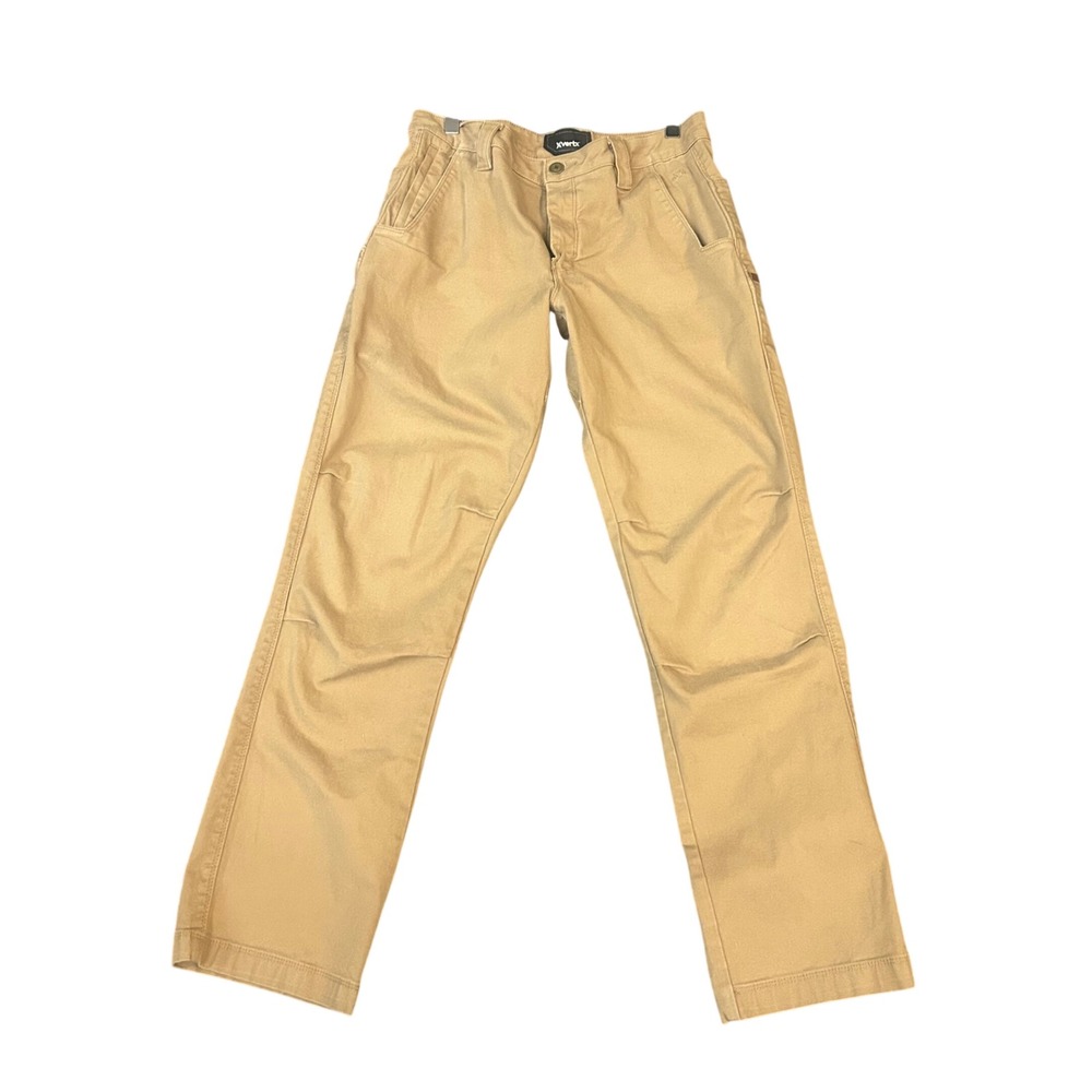 Vertx Mens Defiance Tactical Pants Tan Khaki Straight Leg Work Trousers 33x32